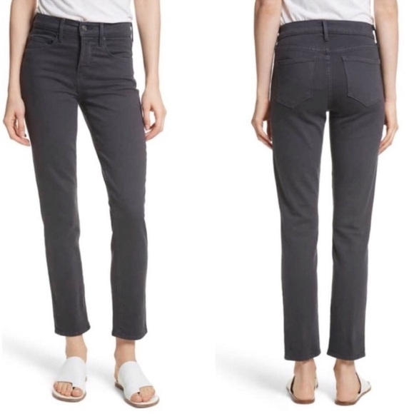 Vince New Slate Gray Skinny Crop Jeans Size 30 - Picture 1 of 7